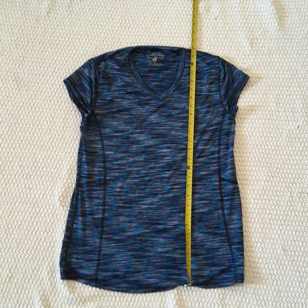 BEVERLY HILLS POLO CLUB ACTIVE TOP, SIZE MEDIUM, BLUE